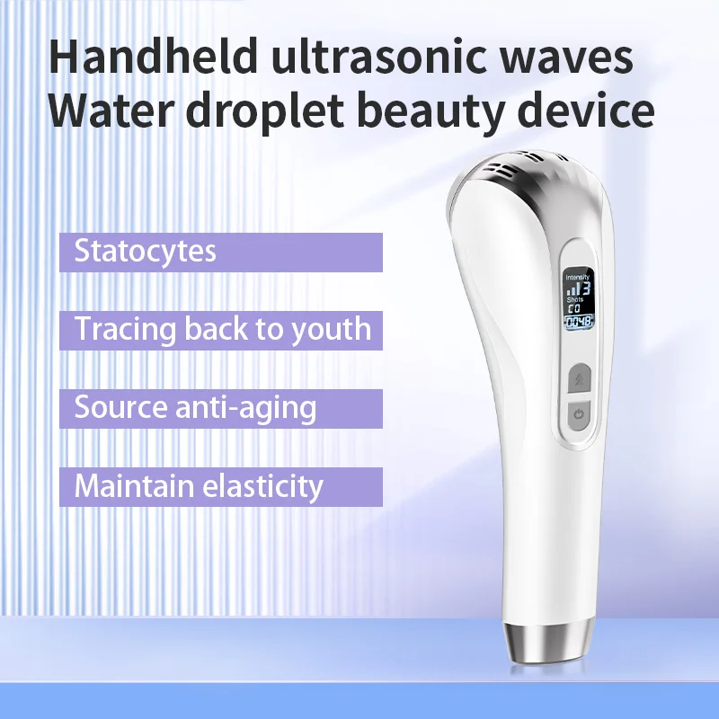 3-10Mhz Ultrasonic Facial Radio Frequency Vibration Machine Skin Tightening Lifting Wrinkle Removal Massager Beauty Face Care
