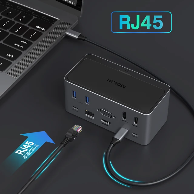 Cable Matters Adaptador USB C a HDMI VGA de aluminio para Surface Pro 7,  MacBook Pro, Dell XPS 13 y más, compatible con Thunderbolt 4 / USB4 /