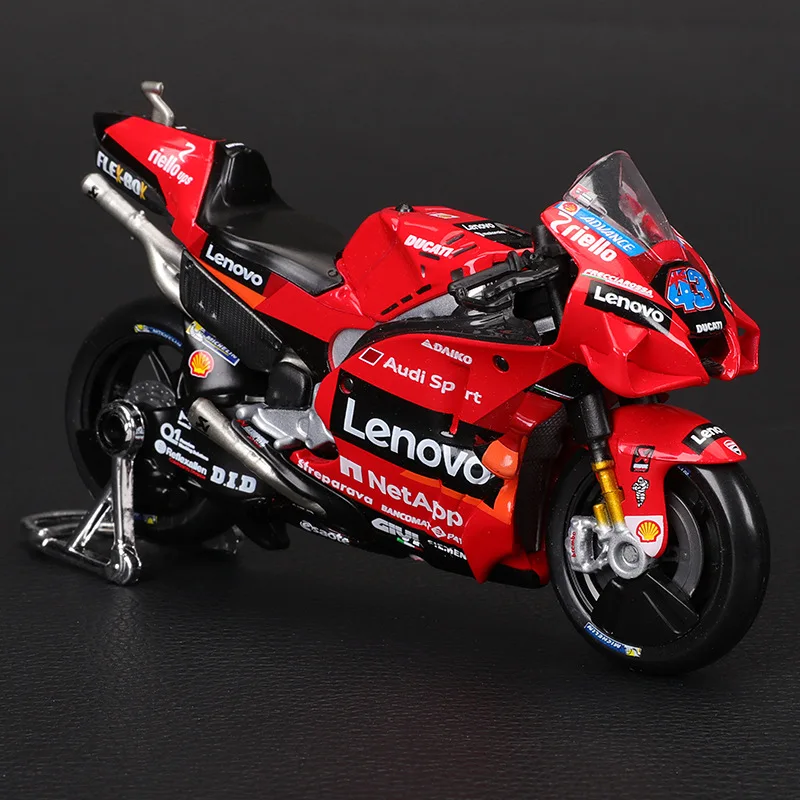 Maisto 1:18 2021 Season Ducati Honda Yamaha Motorcycle Motorcycle Simulation Car Model Ornaments 6
