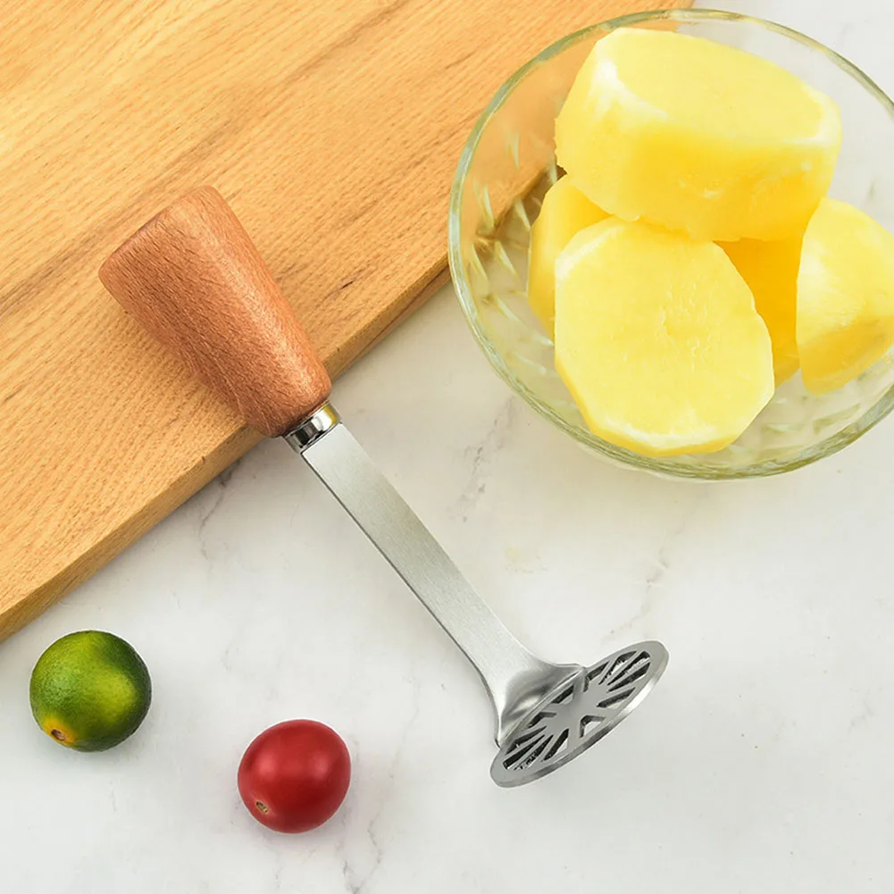

1 Pc Pressed Potato Masher Rice Puree Juice Maker Potato Pusher Smooth Mashed Potatoes Crusher Fruit Tool Kicthen Accessories
