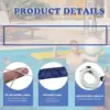 Swimming Pool Volleyball Net Replacement 450x90cm Folding Training Net with Storage Bag for Outdoor Indoor Pool Beach Lawn 5