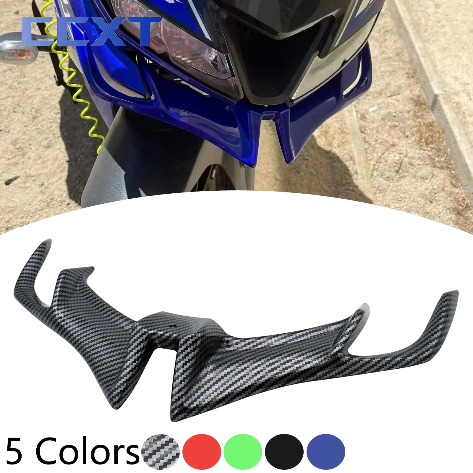 Motorcycle Fairing For Yamaha YZF R15 V3.0 For BAJAJ Pulsar RS 200 RS200 Motorcycle Spoiler Stationary Wing Ailerons ABS