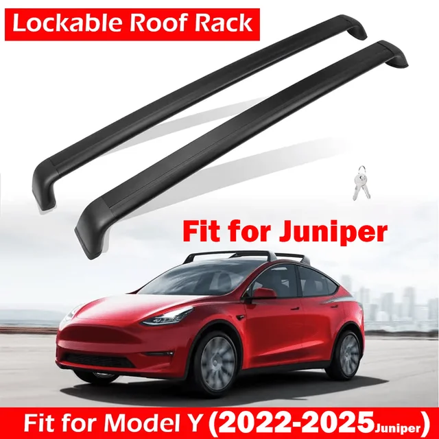 Lockable roof rack for tesla model y 1