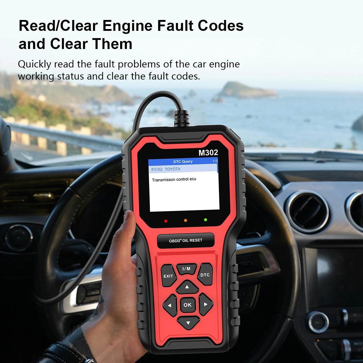 HOMPOW V520 OBD2 Scanner Diagnostic Tool, Bluetooth Curacao