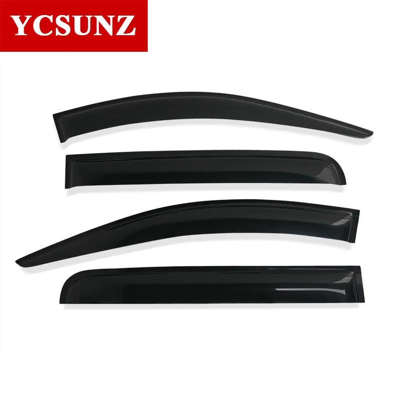 Window Visor For Mitsubishi Triton L200 Rain Shield Wind Deflectors Double cabin Accessories
