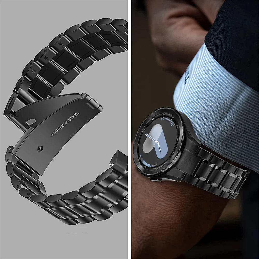 Sleek Metal Watch Band Bracelet