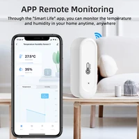 Tuya Smart Temperature And Humidity Sensor WiFi/Zigbee IP65 Waterproof Indoor Outdoor Dual-use Compatible With Alexa Google Home - Image 3