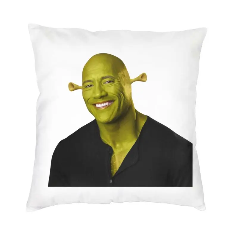 Sobrancelha meme dwayne the rock johnson capa de almofada 35x35 cm veludo  lance travesseiro caso decoração da sua casa cama escritório sofá fronha -  AliExpress