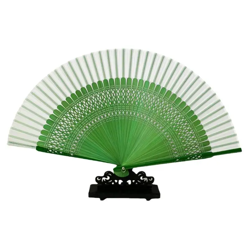 

Chinese Classical Folding Fan Portable Mini Hollow Out Carving Craft Hand Fan Elegant Retro Hanfu Cheongsam Matching Ventilador