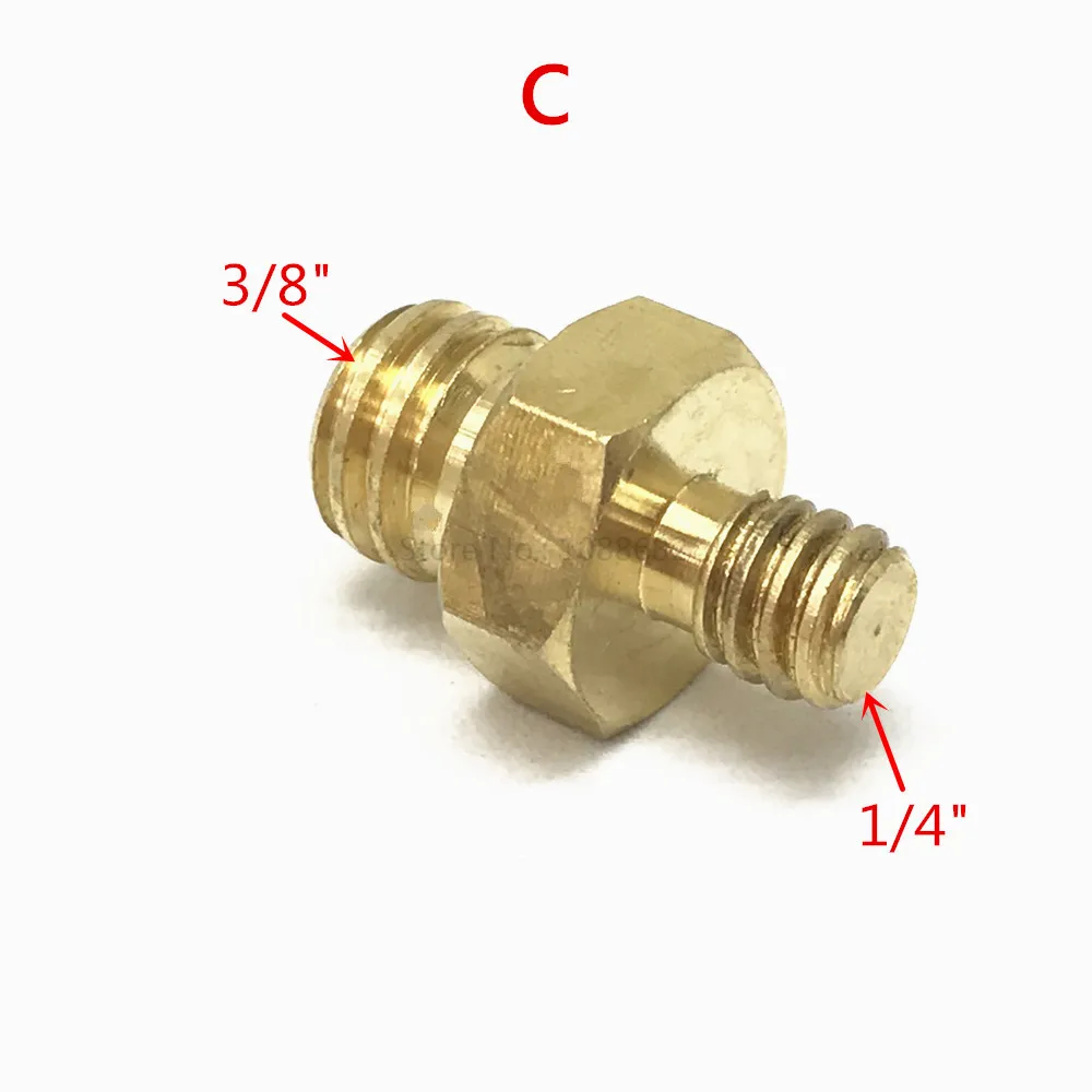 Jadkinsta 1/4" to 3/8" 5/8" to 1/4" Male Female Cold Hot Shoe Thread Screw Mount Adapter Tripod Plate Screw for SLR Camera