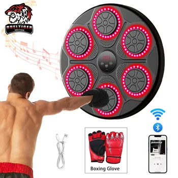 New Music Boxing Machine Smart Bluetooth Wall Mounted Music Boxing Trainer Gym Home Electronic Boxing Target Punching Equipment 6