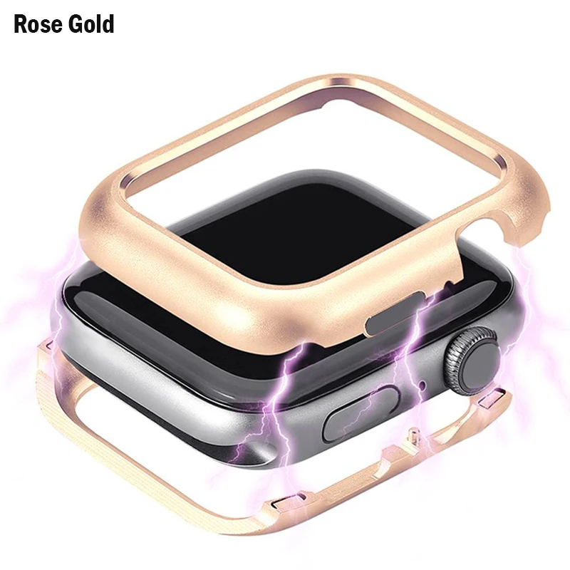 Cover Magnetica Per Apple Watch Case 44Mm/42Mm Iwatch 40Mm/38Mm Accessori Protezione Paraurti Per Apple Watch Series 6 5 4 3 Se