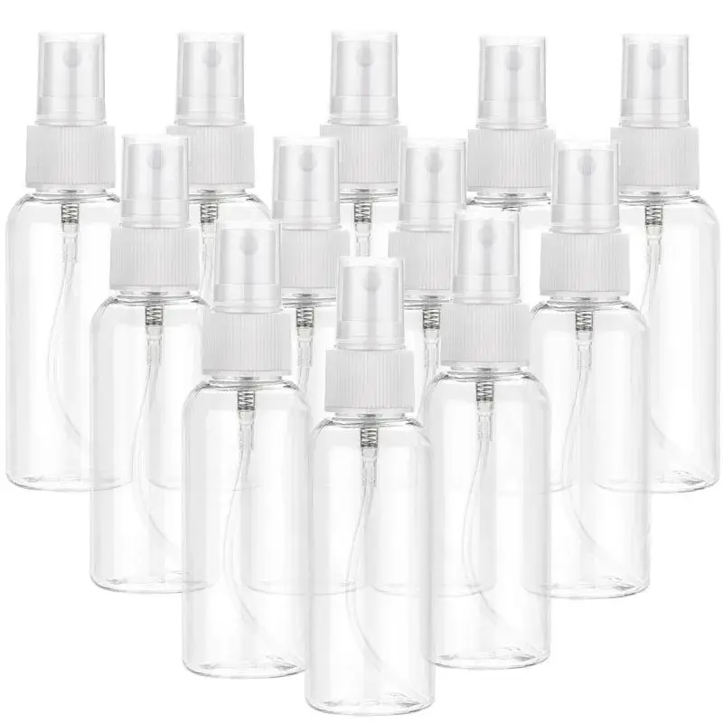 

10Pcs 10/20/30/50/60/100ml Empty Vial Refillable Fine Mist Pump Perfume Essential Oil Atomizer Travel Spray Bottle Wholesale