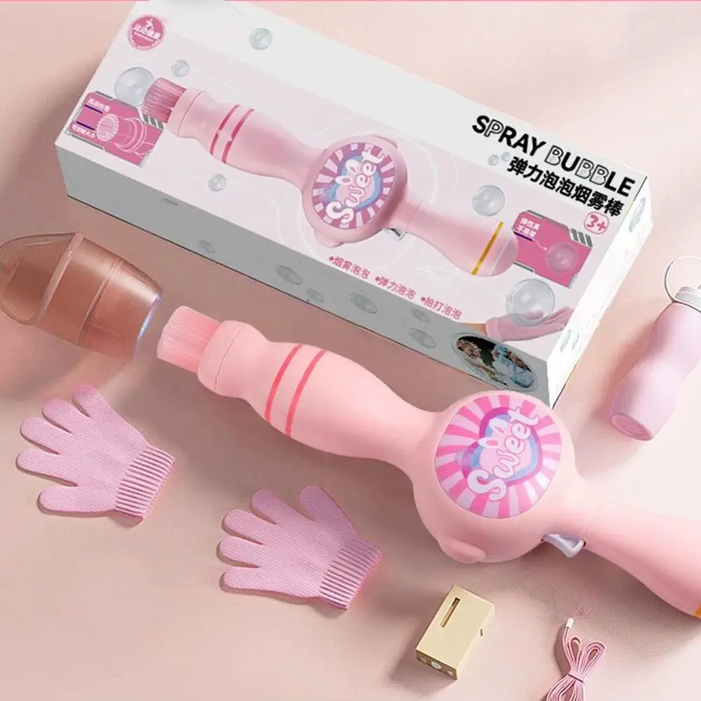 Mystical Mist Bubble Wand: Portable Fog-Infused Party Blower (Includes Water Bottles)