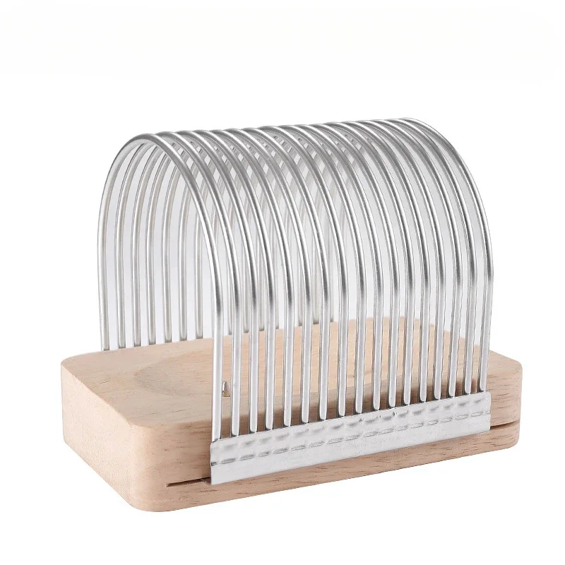 Multifunctional kitchen toast slicer Cheese scutcher Potato vegetable fruit cutter Food grade stainless steel baking tool