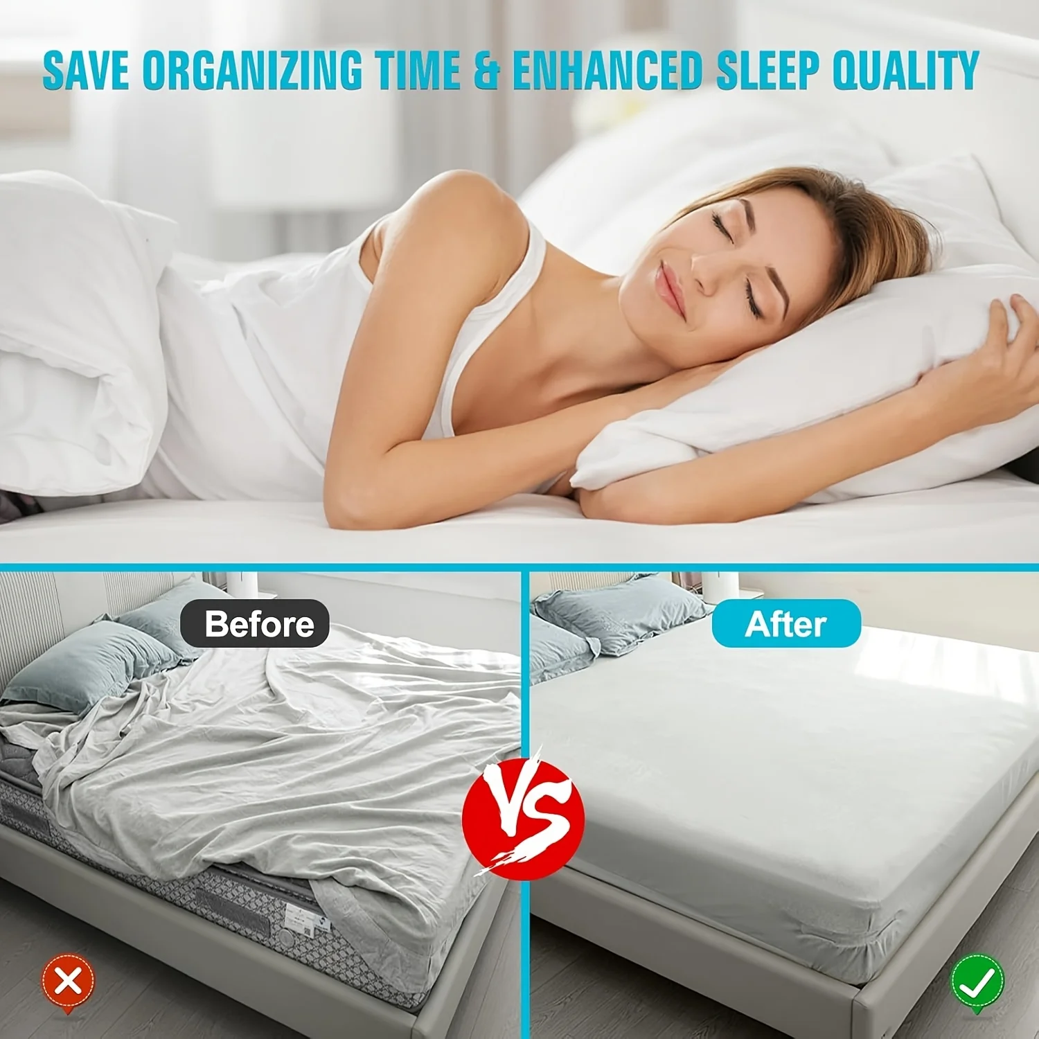 Invisible Bedsheet Tightener Clips 6