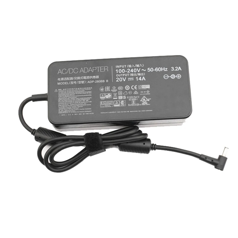 ASUS AC アダプター ADP-280BB B　20V~14A　280W 20V 14A 280W 6.0x3.7mm ADP-280BB B AC Adapter Laptop Charger