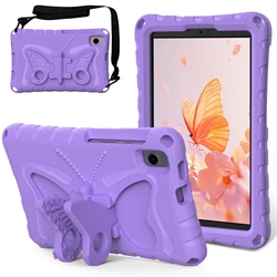 EVA Butterfly Kids Protective Tablet Case with Stand - Vibrant, Durable Cover for A7 Lite8.7 T220 T225 (Purple)