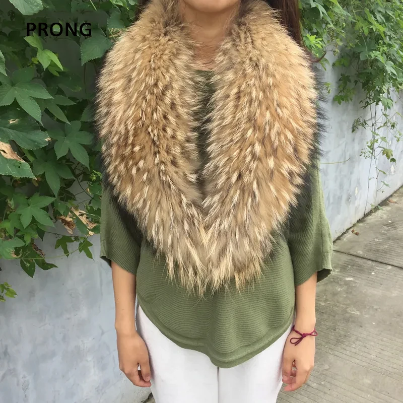 Real Fox Fur Collar For Women Men Coat Jacket Shawl Wraps Winter Warm Fur Collar Extra Large Size Neck Warmer Fur Scarf Shawls 5
