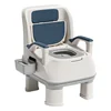 Comfortable Backrest Shower Cabin Chair Home Disabled Toilet Seats Portable Indoor Pregnant Toilet Chair for Elderly Commode 5