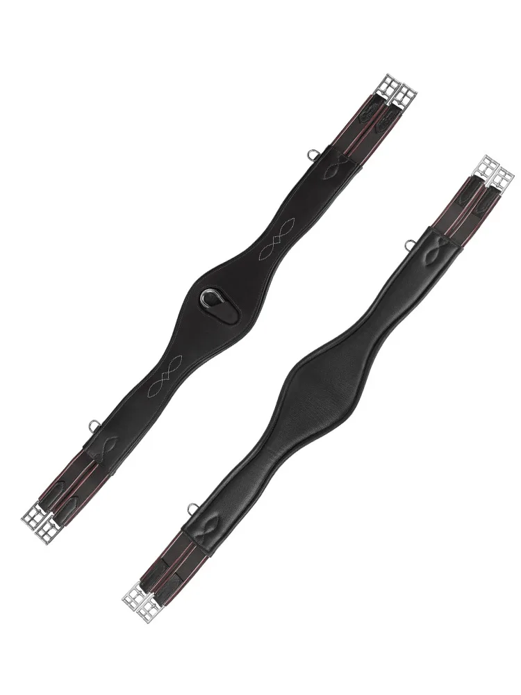 Cowhide comprehensive belly band cavassion equestrian girlth horse riding equestrian equipments 2