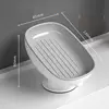 1pc Creative Soap Dish, Drain Soap Tray, Soap Holder With Suction Cup, Soap Rack For  Bathroom Accessories 6