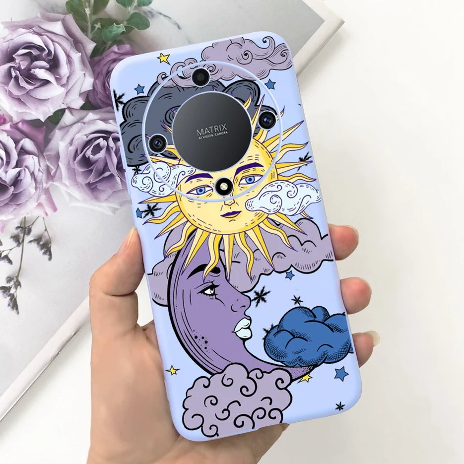 Stylish Painted Soft Silicone Phone Case with Bumper