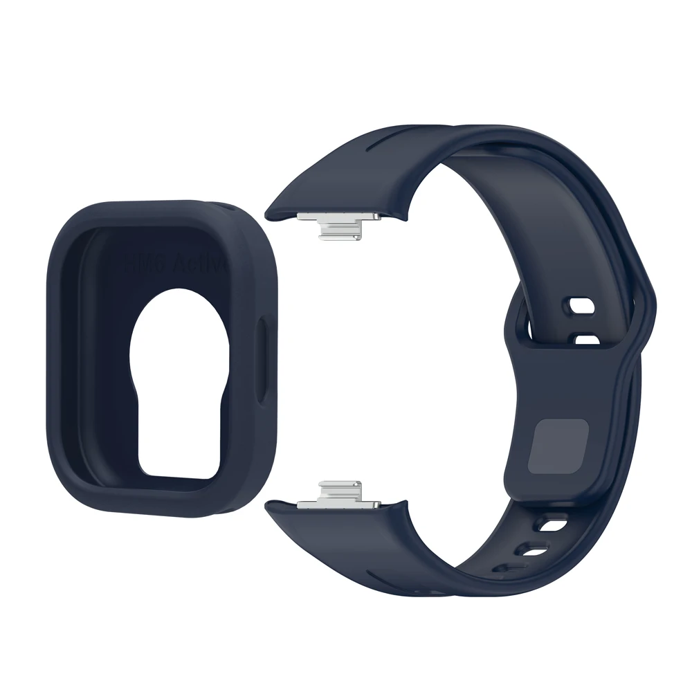 Smartwatch Silicone Case and Band Set - Protective Cover and Replacement Strap