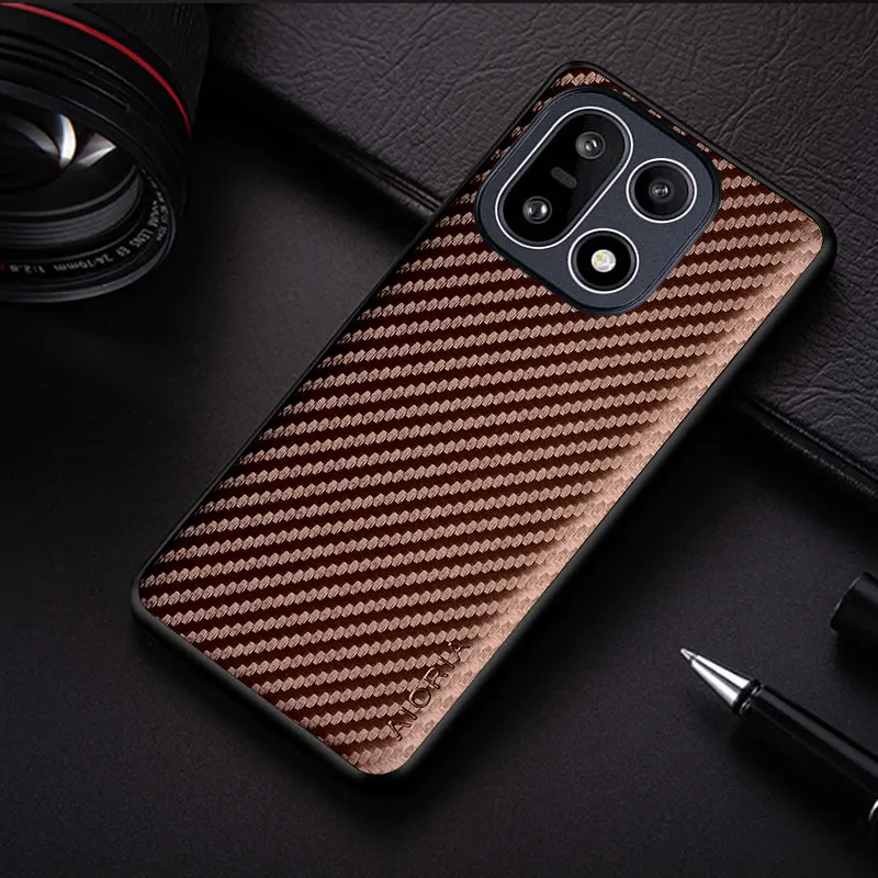 Sleek Carbon Fibre Texture Phone Case - Fashion Design Soft Back Cover