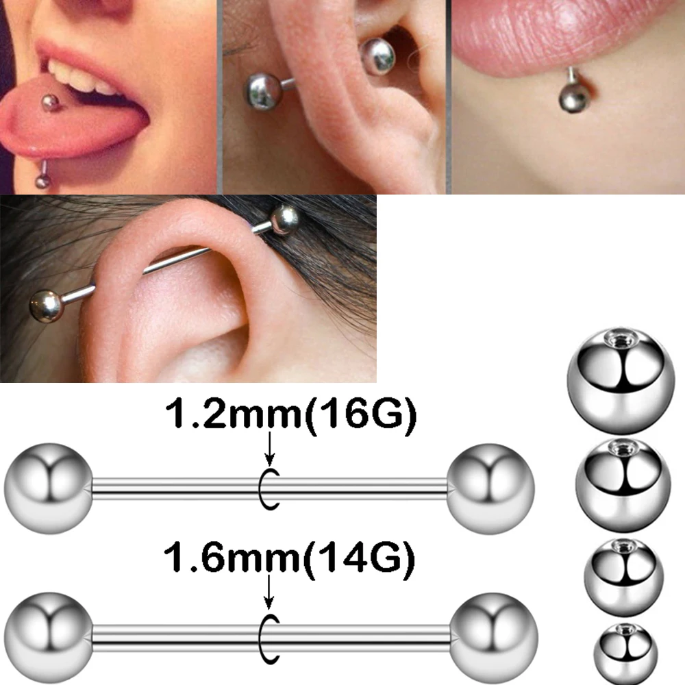 Piercing de téton or blanc avec pics (1,2mm). – piercings