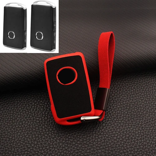 Custodia portachiavi in pelle scamosciata Tpu per Mazda 3 Axela CX4 CX5 CX 5 CX8 CX9 CX30 MX30 MX5 Miata 2019 2020 2021 accessori protettivi - Sad0478a3bea7418fb0e2dcd3d2db252cG