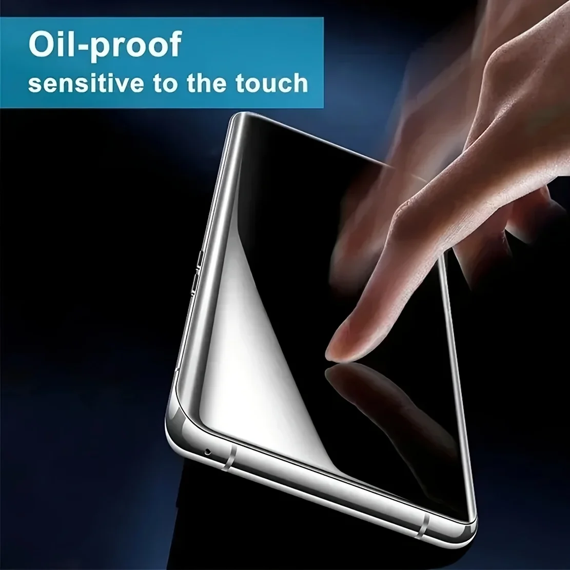 Triple Pack Privacy Hydrogel Screen Protector Film - Enhanced Privacy and Sensor Functionality