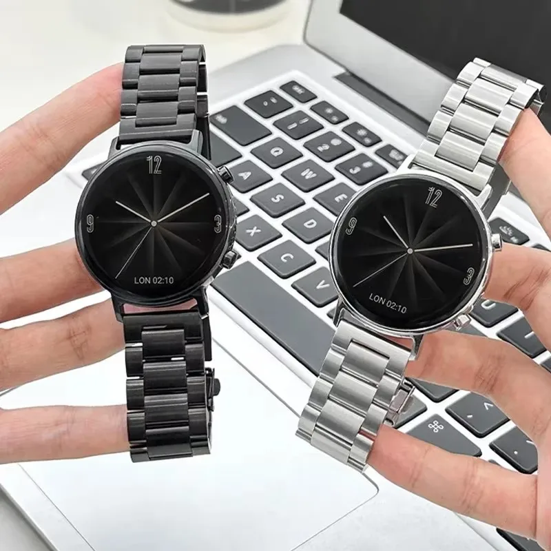 Stainless Steel 22mm Metal Wristband Strap