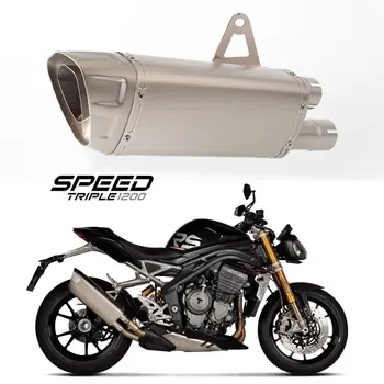 Motorcycle exhaust muffler For Triumph Speed Triple 1200 RS /RR 2021 2022 2023 2024 SPEED TRIPLE 1200RR exhaust 1200rs muffler