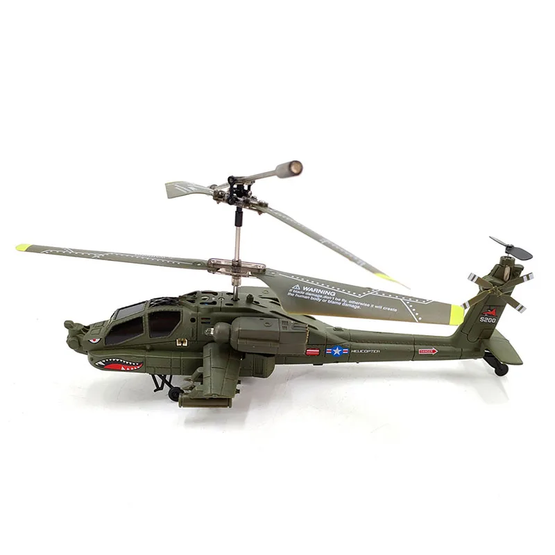 

New Product Simulation Apache Twin Propeller Helicopter Multifunctional Remote Control Electric Aircraft Indoor Toy Gift