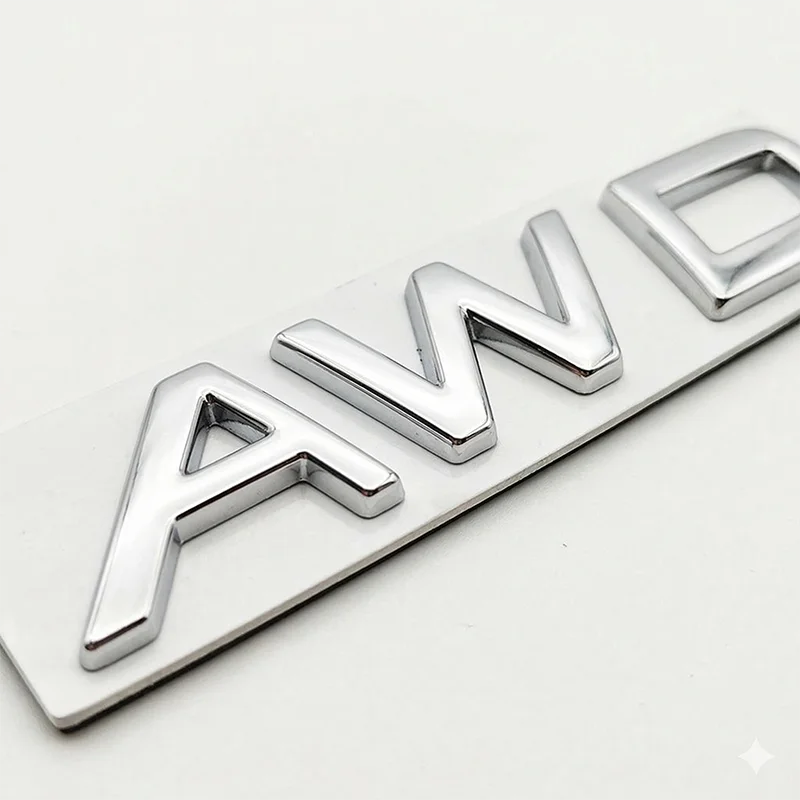 3D 메탈 T5 T6 AWD 자동차 트렁크 엠블럼 배지 레터 로고 데칼 볼보 XC60 XC90 S60 S90 블랙 크롬 액세서리 교체품
