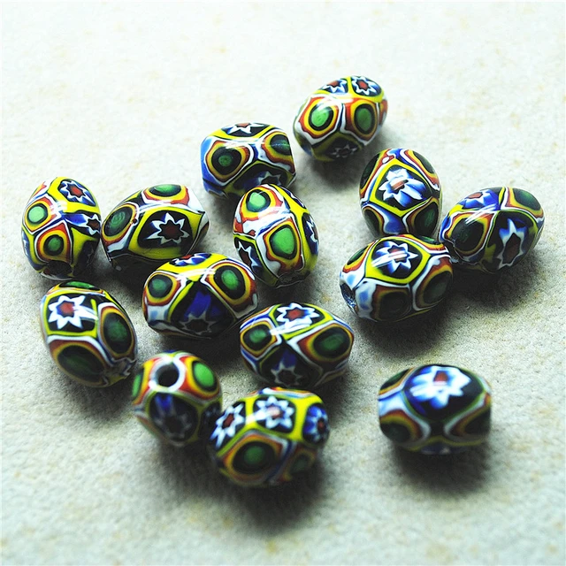 10pcs Nature Italy Murano Glass Matching Beads Rice Shape 12x16mm Diy  Jewelry Finding Accessories Wholesale Free Shings - Beads - AliExpress