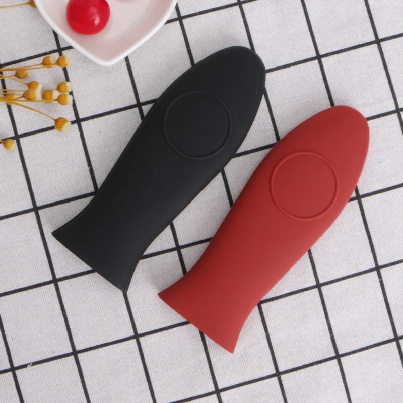 Silicone Hot Handle Holder Lodge Pot Sleeve Ashh Cover Grip Kitchen Pan Hold