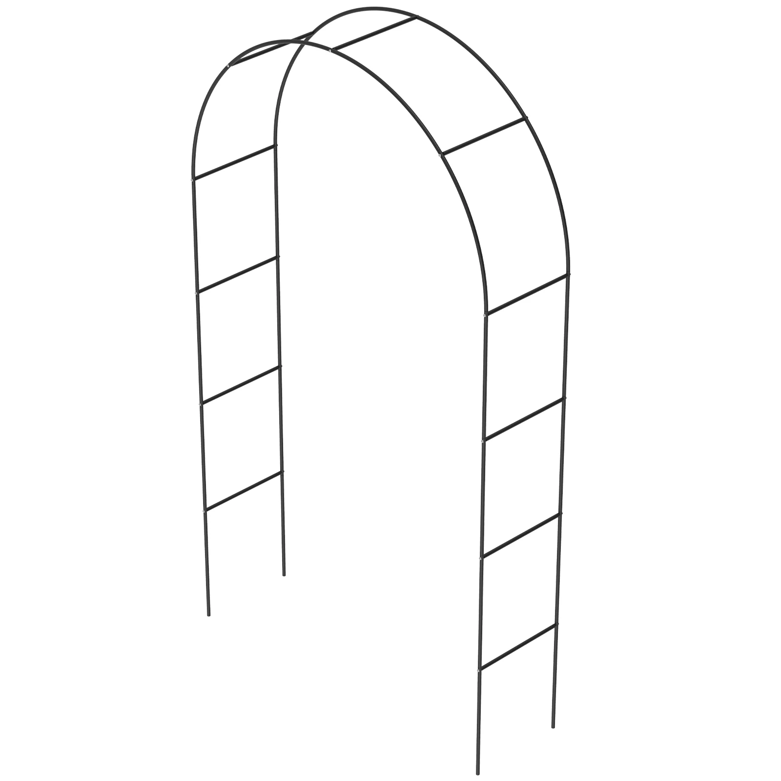 قوس حديقة معدني كبير، مثالي لحفلات الزفاف، ونباتات...