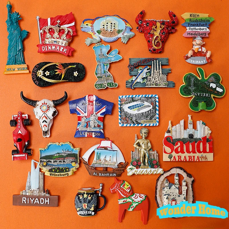 цена World Countries Travelling Fridge Magnets Various Countries Tourism Souvenirs Fridge Stickers Home Decor Wedding Gifts