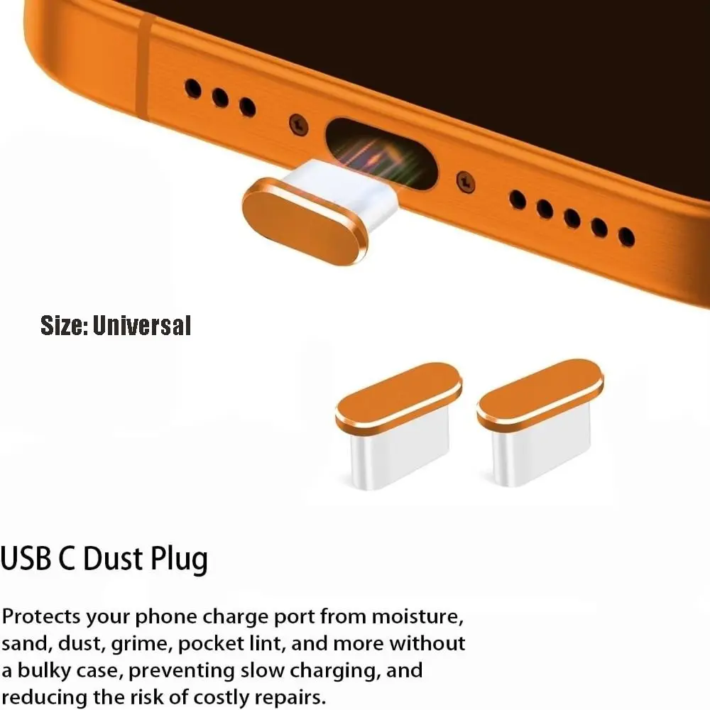 다기능 금속 먼지 방지 플러그 USB 타입 C 방진 포트 커버 캡 보호용 먼지 방지 플러그 휴대폰 액세서리