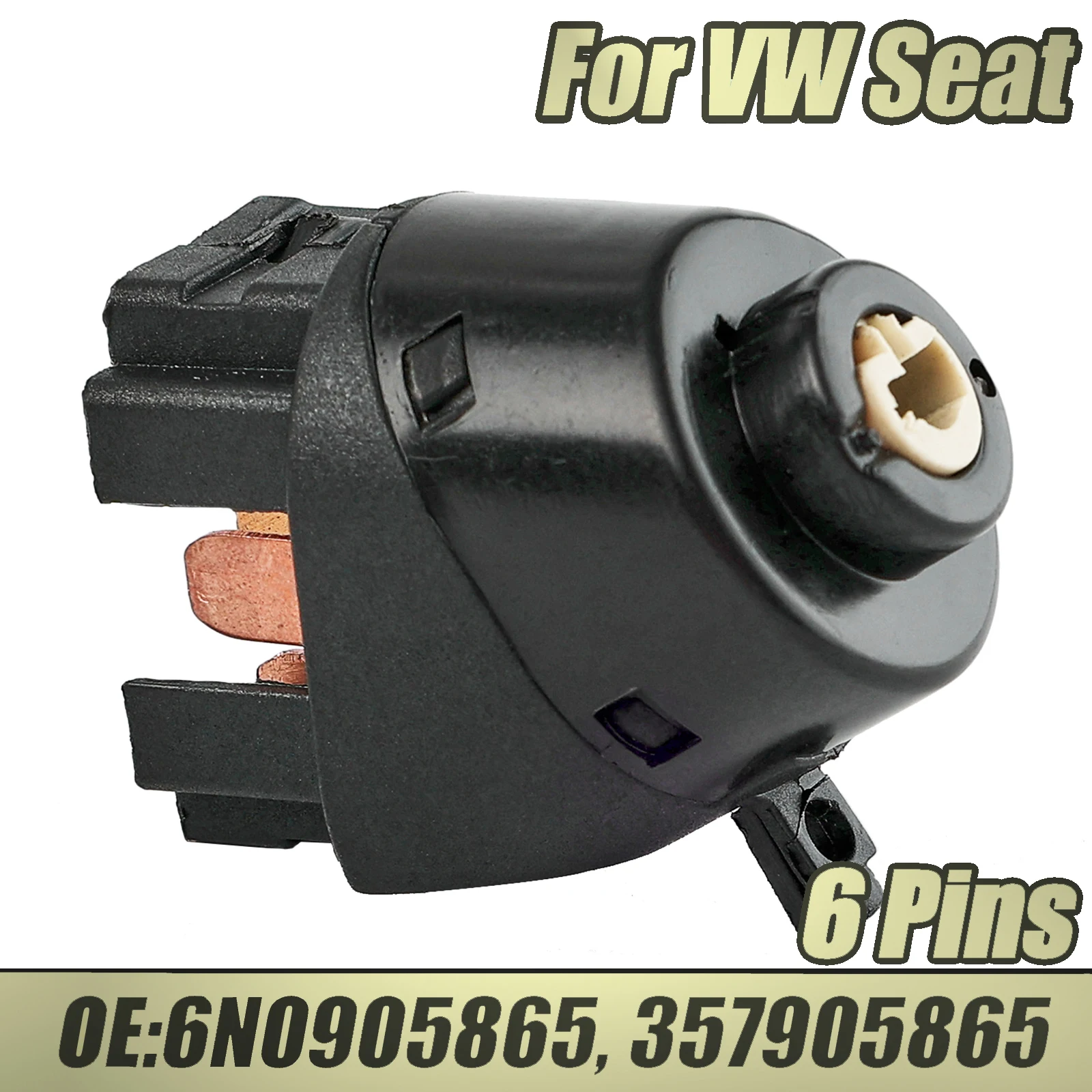 Interruttore Di Avviamento Accensione Per Vw Caddy Golf Ii Iii Jetta Ii Passat Polo Sedile Di Trasporto Arosa 6H Cordoba Ibiza Ii Iii 6 K1 357905865