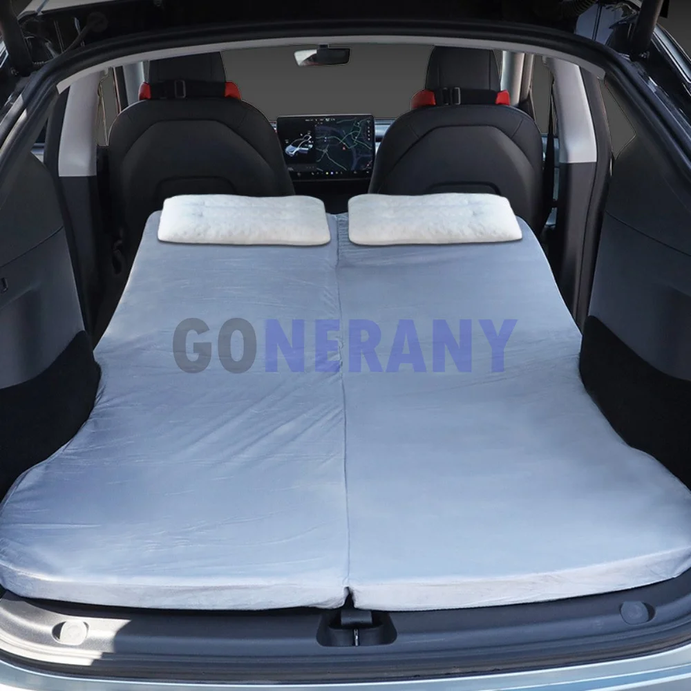 Camping Mattress for Tesla Model Y/X CertiPUR Memory Foam Mattress Storage Bag & Sheet Provided Portable In Car Sleeping