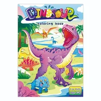 Drawing Book Mermaid Dinosaur Coloring Book 60 Sheets Cartoon Graffiti Enlightenment Coloring Book Early Education Tool 1