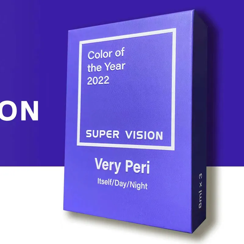 SUPER VISION Pop Color Watercolor Paint Set natural mica 8ml tubular art pearl layered 3 colors