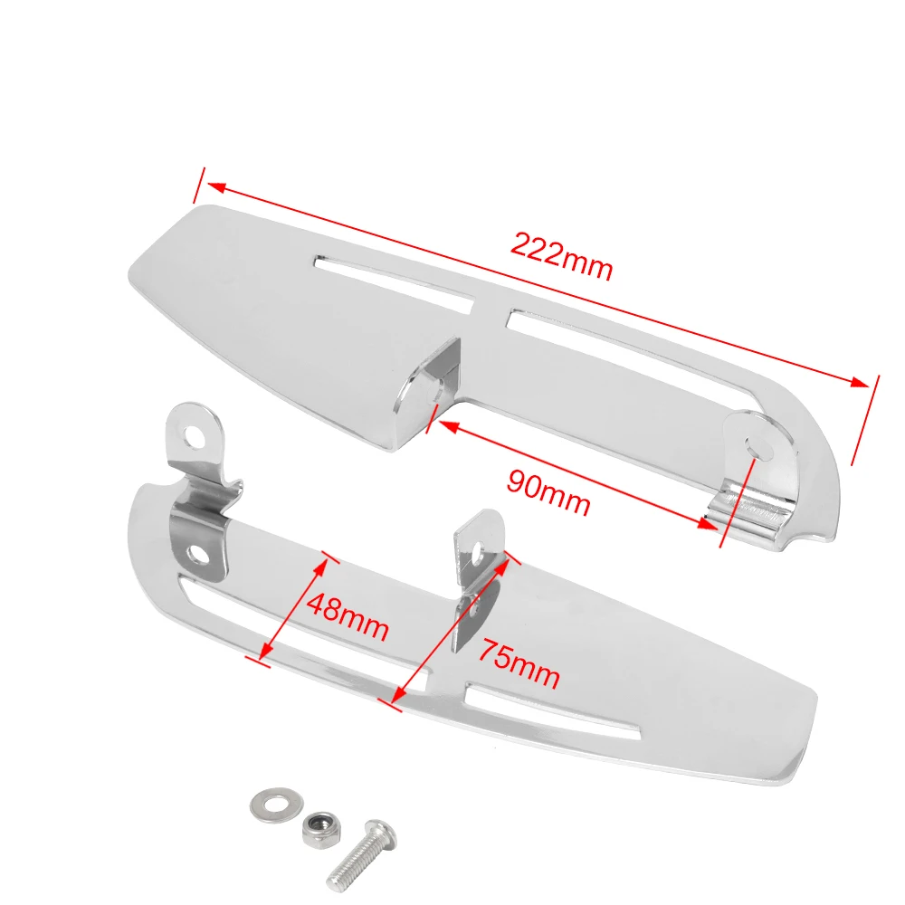 오토바이 크롬 드라이버 플로어 보드 발판 힐 가드, 할리 투어링 로드 킹 일렉트라 글라이드 소프테일 CVO 울트라 FLTRUSE