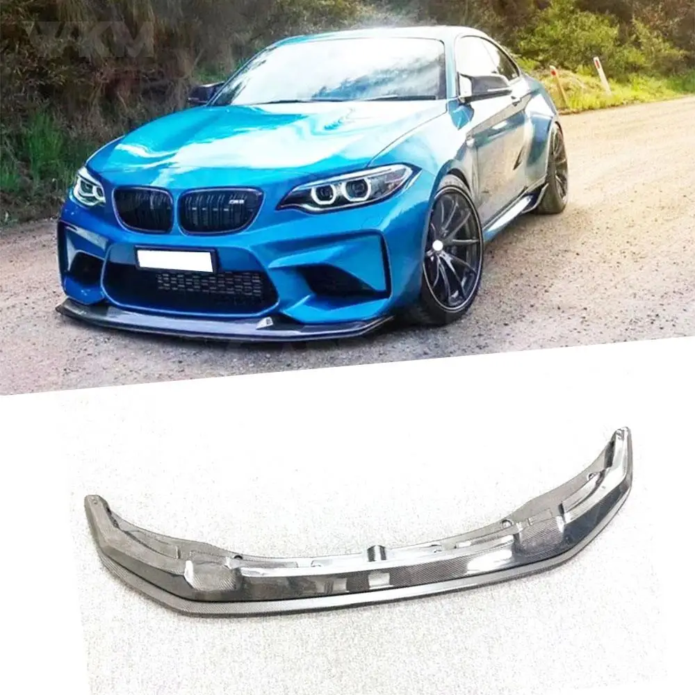 

Carbon Fiber Material Front Bumper Lip For BMW 2 Series F87 M2 Coupe 2 Door GTS Style 2016 2017 2018 2019 2020 Front Spoiler