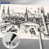 STA 4 Size Waterproof Caligraphy Pen Soft Brush Pens for Writing Letterin Drawing Sketching Art Supplies Japanes Stationer 3751 5