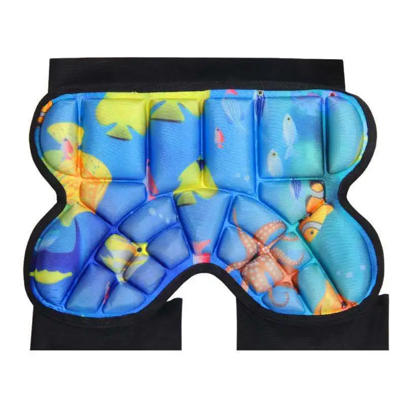 Kids Butt Hip Protection For Ski Skate Snowboard Roller Hip Protection Shorts Thickened Children Skating Butt Pads Protectors