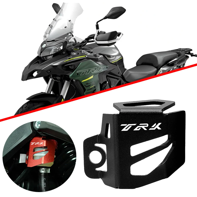 

New For Benelli TRK 502X TRK 502 X Leoncino 500 BJ500 Motorcycle Rear Brake Fluid Tank Reservoir Guard Cover Oil Cap Accessories